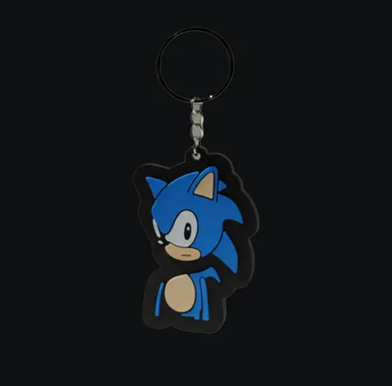 Dark Sonic Meme Keychain