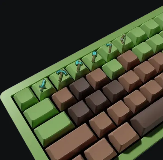Minecraft Tools Keycap Kit