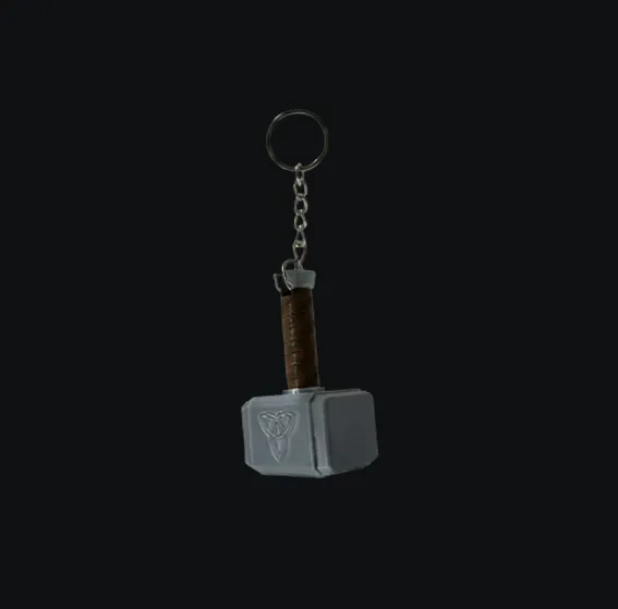 Thor Hammer Keychain