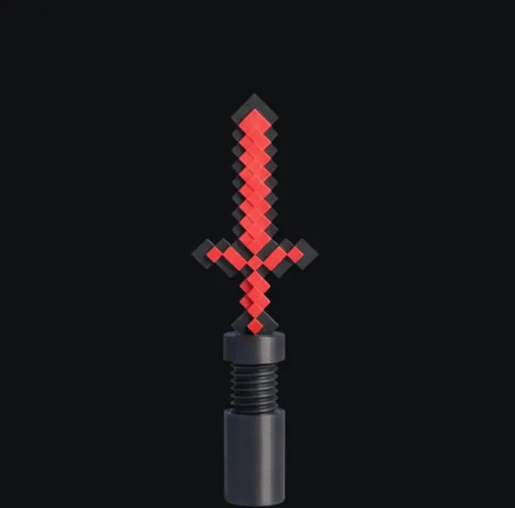 Minecraft sword GPU Holder (Diamond)