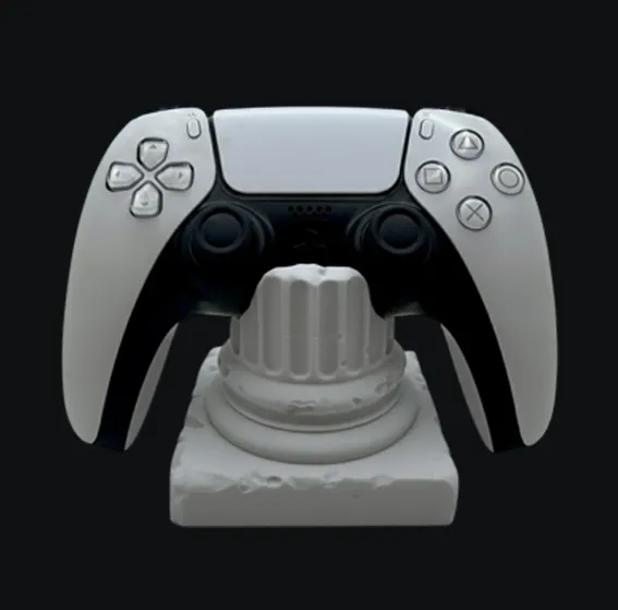 Greek Pillar Controller Holder (PS, White)