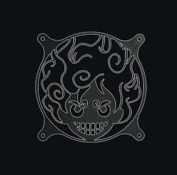 One Piece Monkey D. Luffy Fan Grill