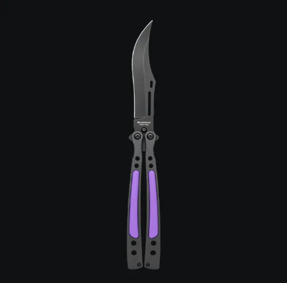 Ultraviolet Balisong Butterfly Knife