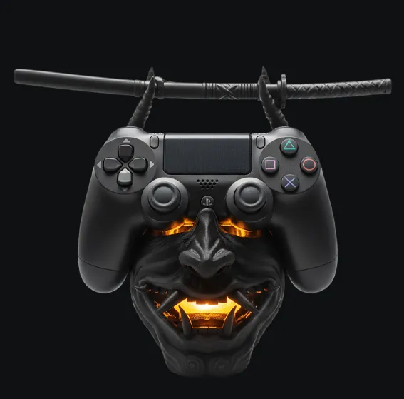 The Glowing Oni Throne (Black)