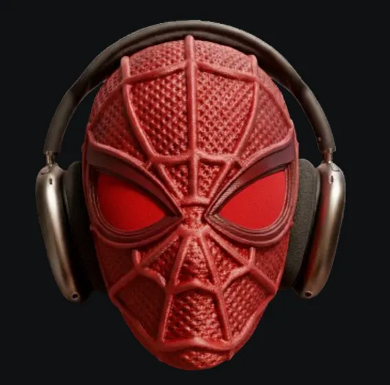 Spider-Man Headset Holder (Red) (125gm)