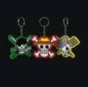 Straw Hat Trio Keychain