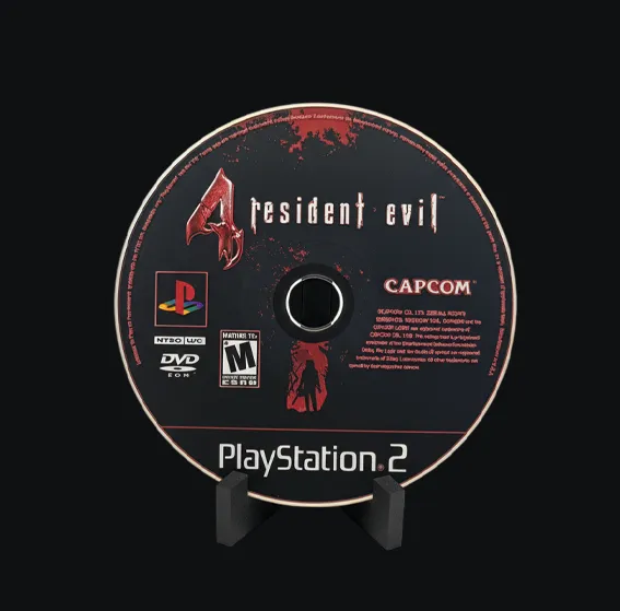 Resident Evil 4 PS2 Disc Wall Art