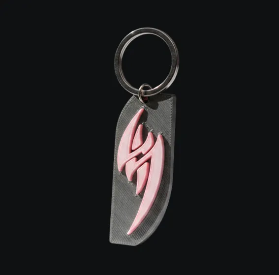 Tekken Kazama Tattoo Keychain