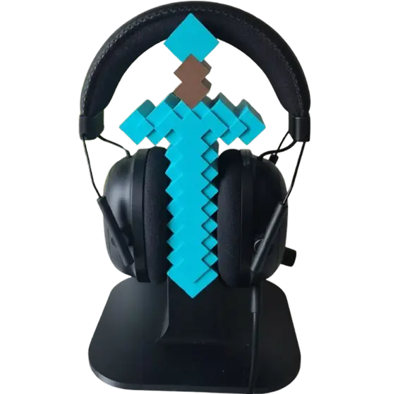 Diamond Sword Headset Holder