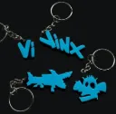 Vi & Jinx Duo LOL Keychains