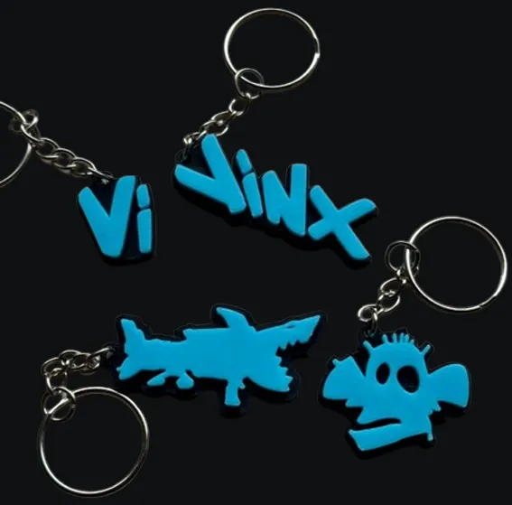 Vi & Jinx Duo LOL Keychains