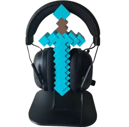 Diamond Sword Headset Holder