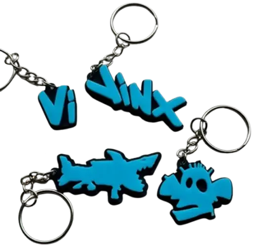 Vi & Jinx Duo LOL Keychains